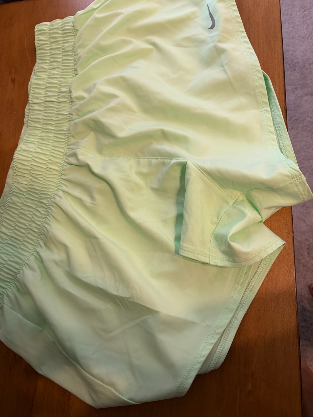 Nike Mint Green Dri-FIT Running Shorts